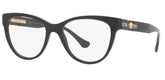 Versace VE 3304 GB1 Black Plastic Cat-Eye Eyeglasses 53mm